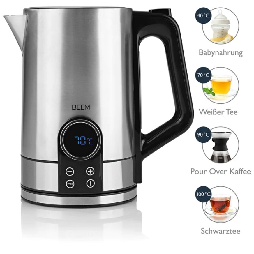 Fierbator electric BEEM, Tea Switch, capacitate 1.7 litri, temperatura ...
