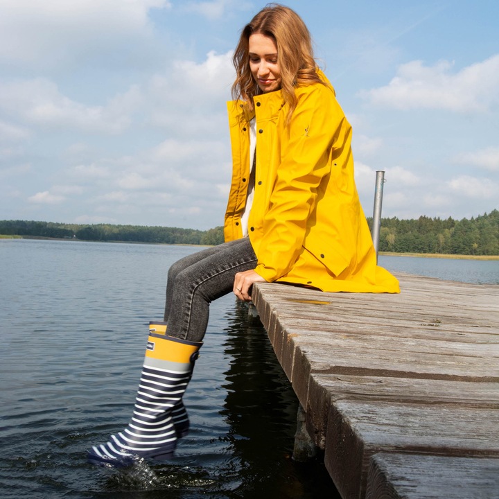 Cizme dama, Rain Way, Cauciuc, Multicolor, 38 EU