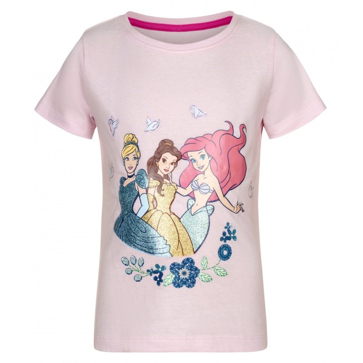 Disney Hercegnok Gyerek Polo, Pamut, Rozsaszin, Többszínű