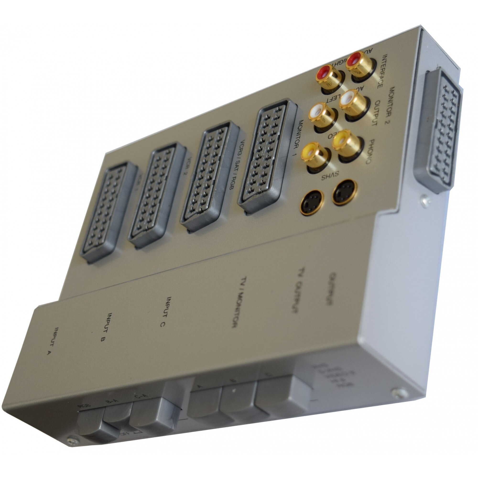 Video controller adaptor conectare A / V 5 x SCART, 6 x RCA, 2 x SVHS