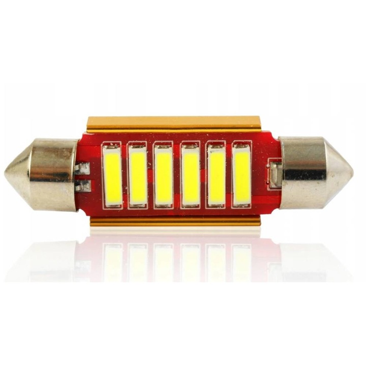 Автомобилна LED крушка C5W, Interlook, 12 V, 39 мм