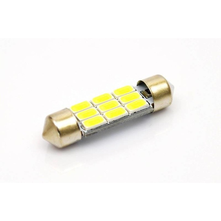Автомобилна крушка, Interlook, 12V, 1.8W, C5W, Xenon, Gold