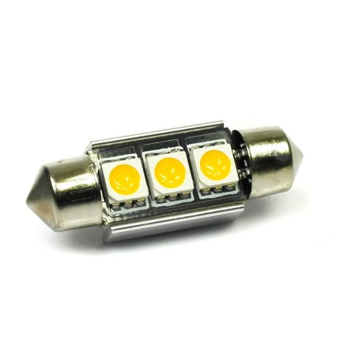 Bec auto, Interlook, LED, 12V, 5W, Argintiu