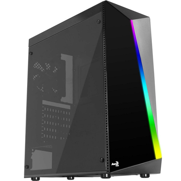 Sistem AEROCOOL Intel Core i5-10400F 2.9GHz 16GB DDR4 256GB SSD M.2 + 1TB HDD S-ATA Nvidia GeForce GTX 1050Ti 4GB Windows 10 PRO