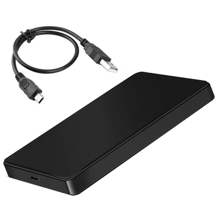 Carcasa pentru HDD de 2,5 inchi, SATA HDD bay, USB 2.0, caz