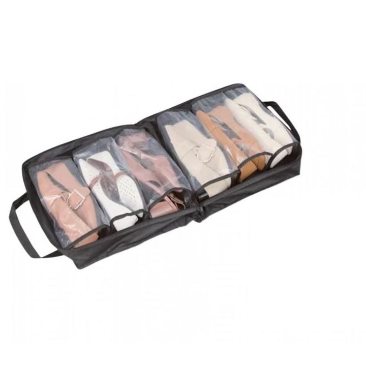 Organizator incaltaminte cu fermoar 35x37x16 cm