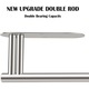 Suport montabil rola prosoape de hartie bucatarie, FreeBiz®, Inox, 33.6x8.3cm, Argintiu