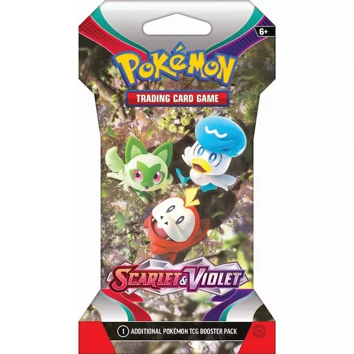 Set 10 cartonase Pokémon TCG: Scarlet & Violet Sleeved Booster