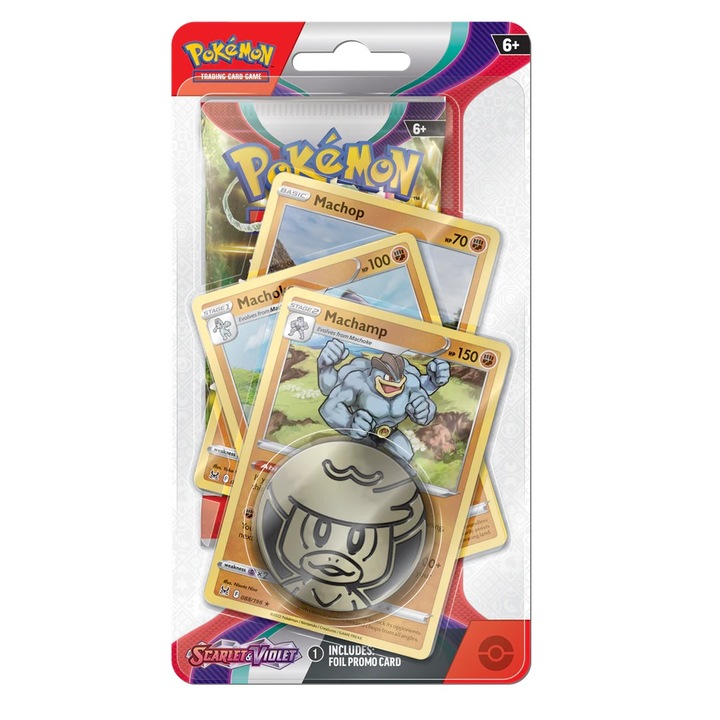 Комплект 13 Pokemon TCG карти: Scarlet & Violet Premium Checklane Blister