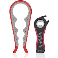 Set 2 Desfacator universal pentru deschidere capace, FreeBiz®, Multifunctionale, Polipropilena, Multicolor
