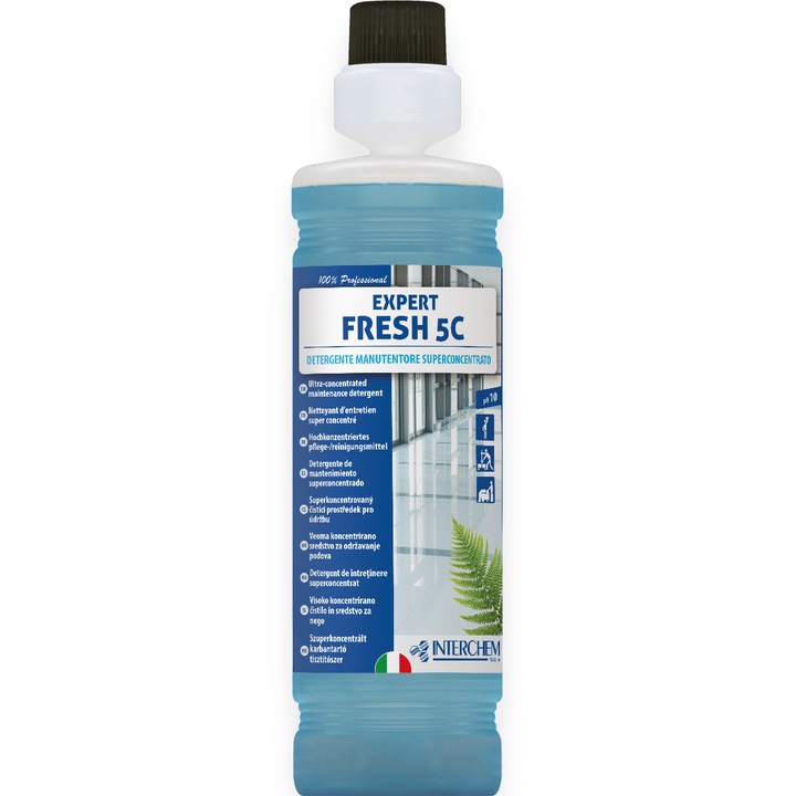 Detergent concentrat pentru intretinere, Interchem, Expert Fresh 5C, 1l