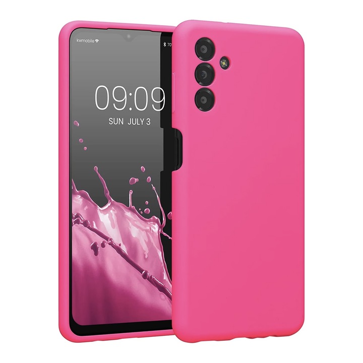 Optim Solution Optim Ultra Protection Hátlap tok, TPU szilikon, mikroszálas, Samsung Galaxy A54 5G telefonhoz, belső mikroszálas, pink