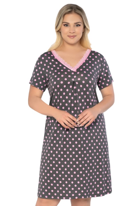 Hálóing, Anisoara, viszkóz, szürke, 2XL INTL