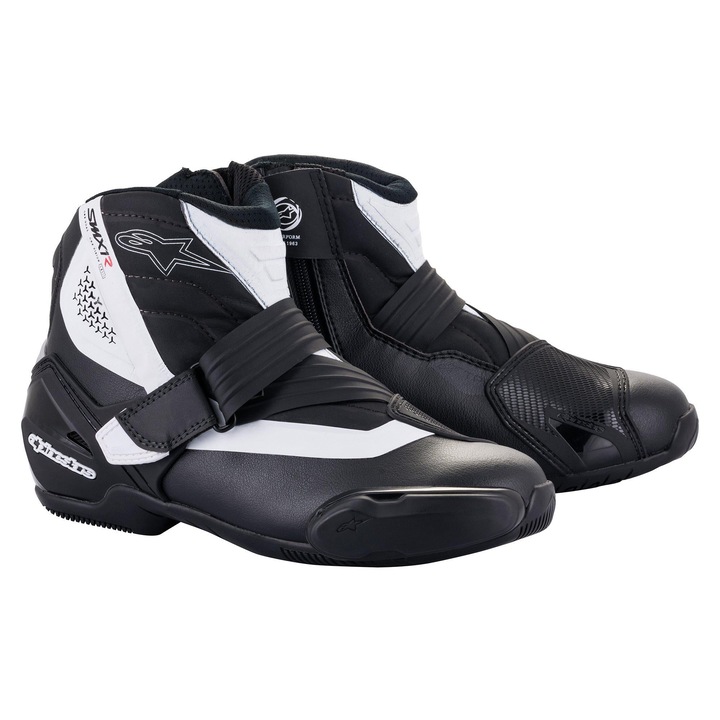 Мото ботуши Alpinestars smx-1 r v2, Черно/Бяло, 40