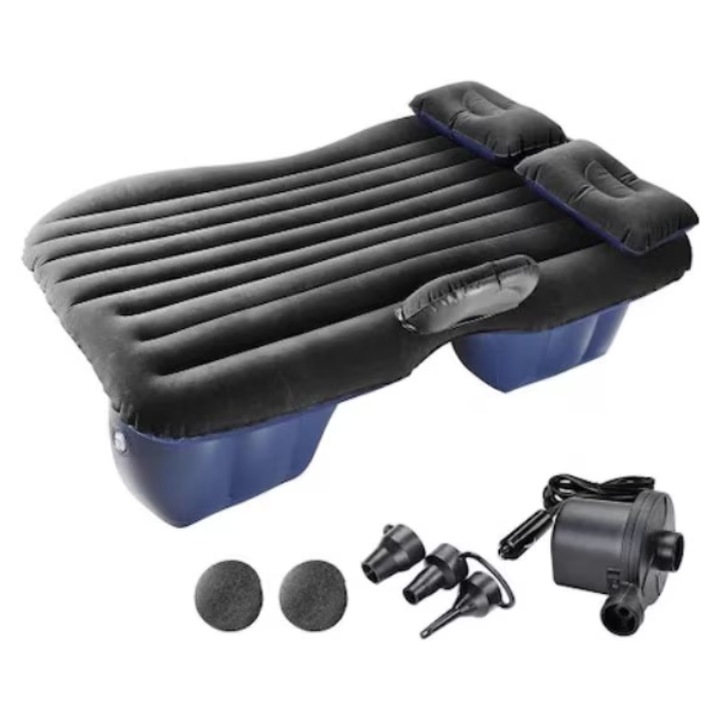 Saltea auto gonflabila cu pompa electrica inclusa, 138 x 85 x 45 cm
