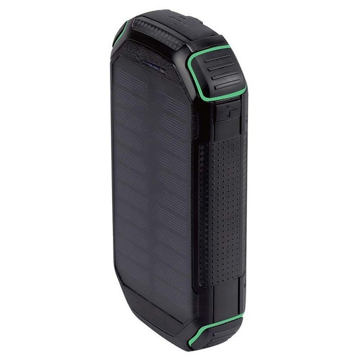 Külső akkumulátor 30000MAH, napelemes töltéssel