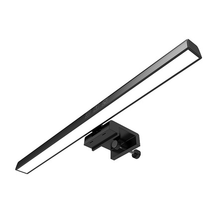 Lampa LED pentru monitor, Zggzerg, 5W, 120 lumeni, 3 nivele 3000K-6500K, Reglare luminozitate, Control touch, Fara stralucire a ecranului, Functie memorie, Alimentat prin USB, Potrivit pentru casa, birou, 30cm, Negru