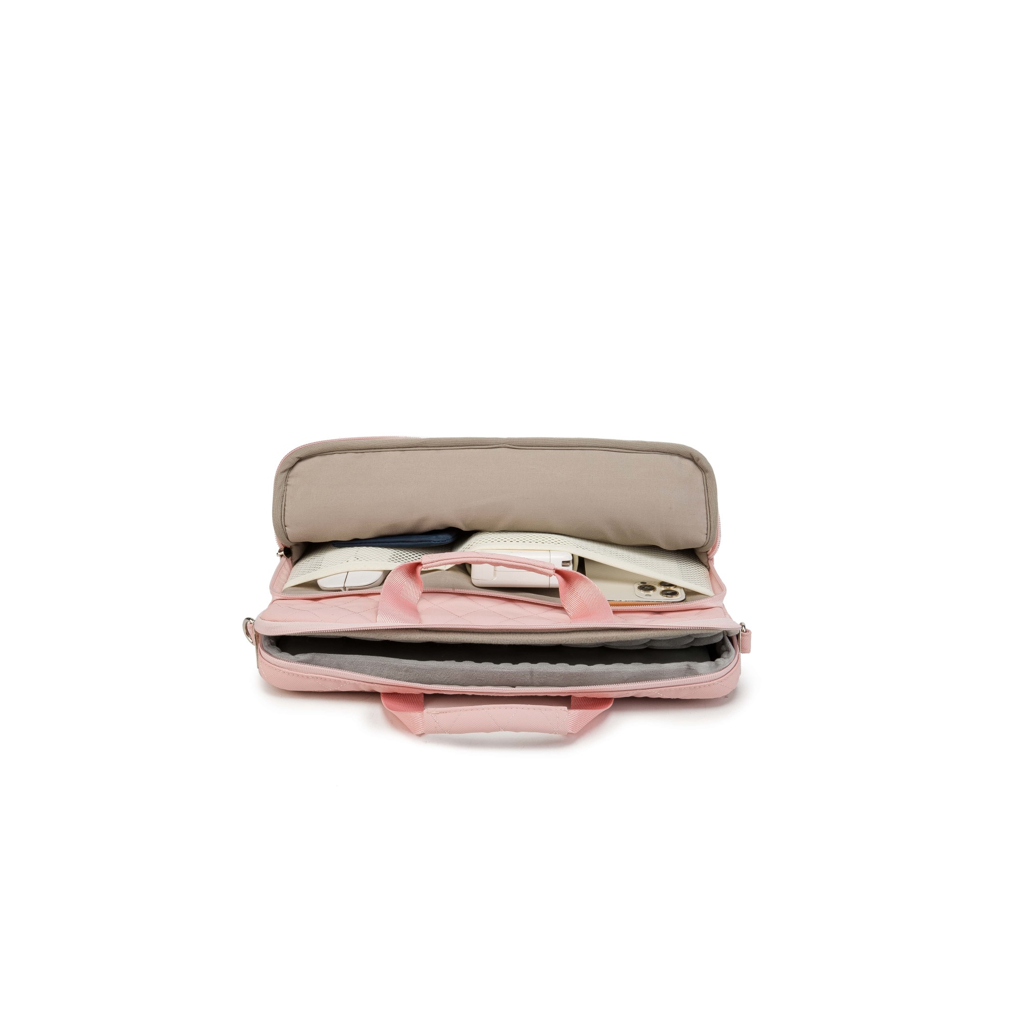 Geanta Laptop Kinmac Pink Embroidery, 15.6"