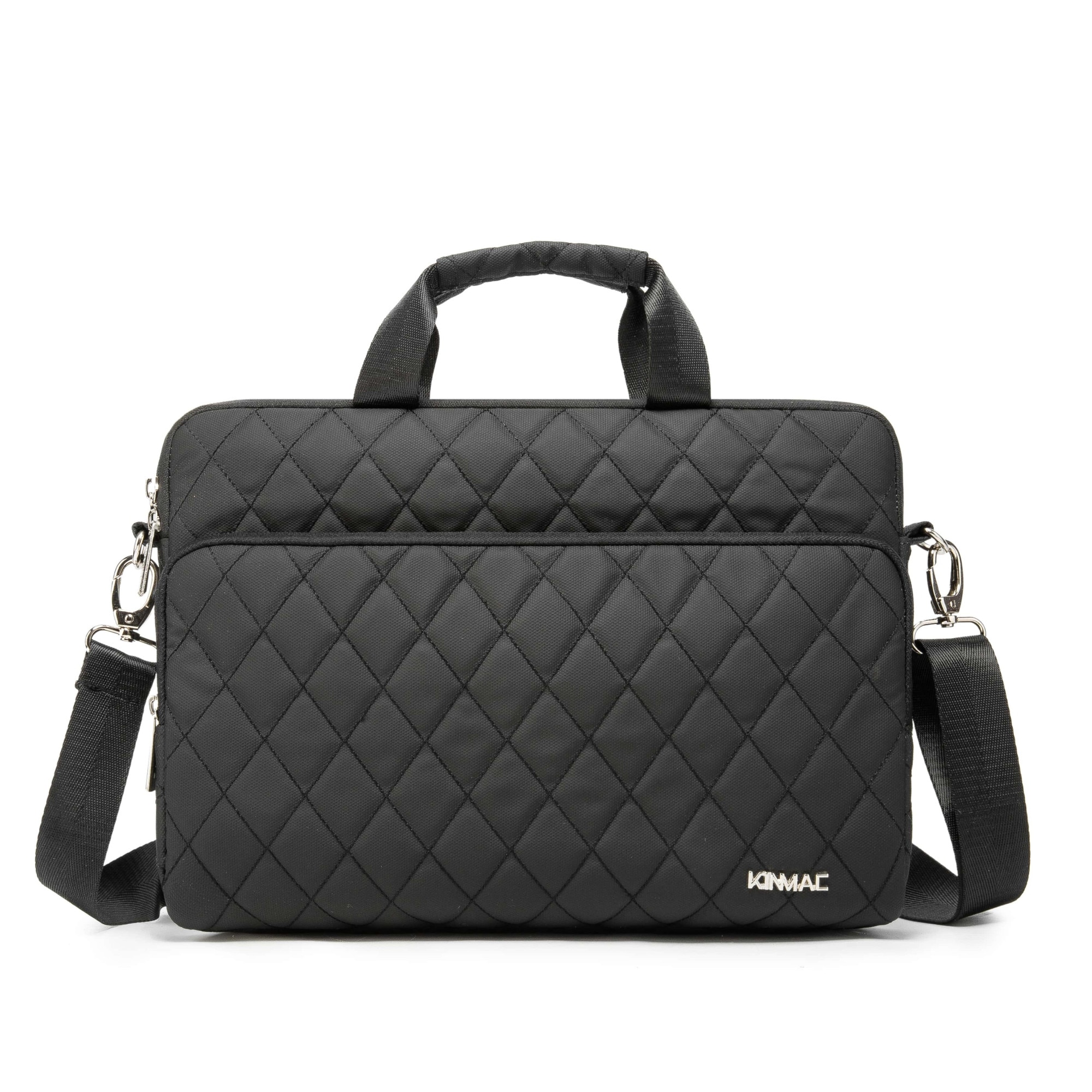 Geanta Laptop Kinmac Black Embroidery, 15.6"