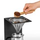 Cafetiera Pour Over BEEM, Coffee Maker Set, pentru prepararea manuala a cafelei, capacitate 500 ml, carafa din sticla, filtru inox, suport elegant pentru filtru, design minimalist, negru