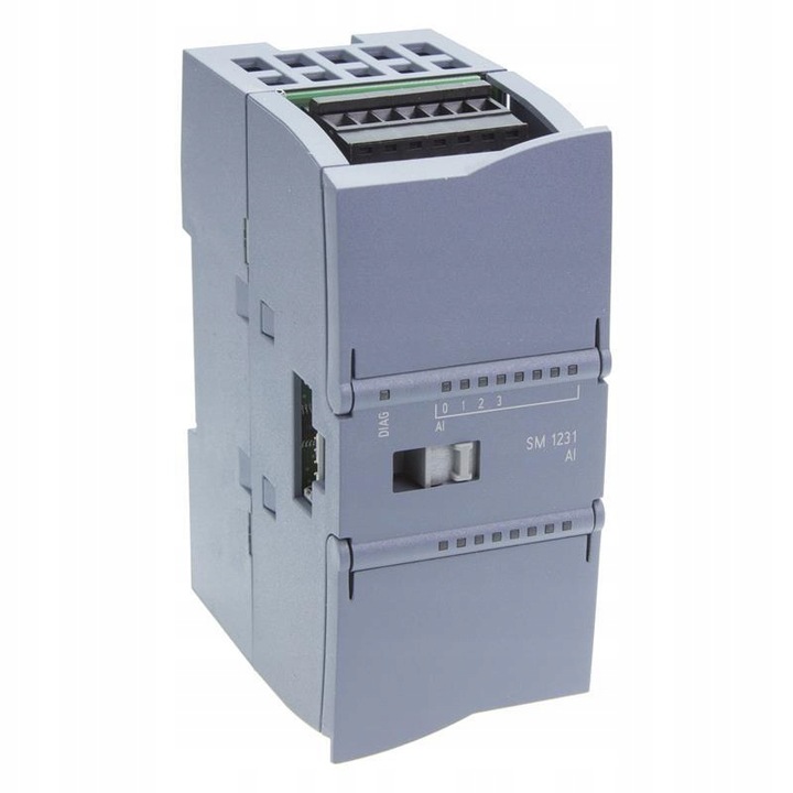 Modul de intrare, Siemens, 4 Intrari analogice, 24V DC, Gri