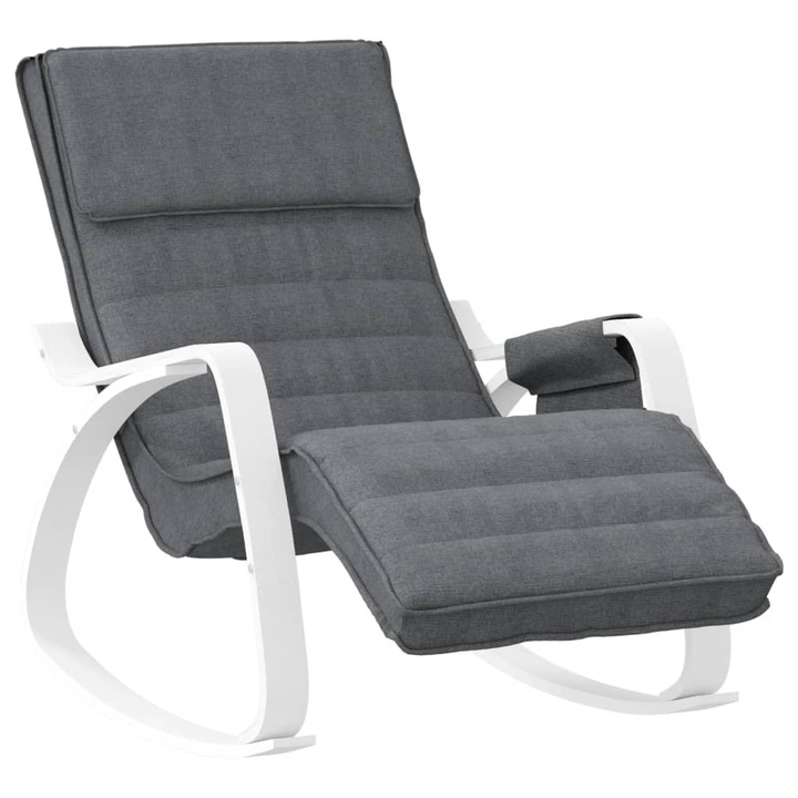Люлеещ стол vidaXL, тъмносив, текстил, 67 x 80 x 88 см, 10.34 Kg