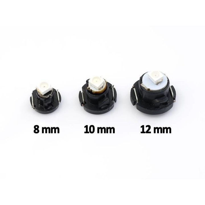 LED крушка за кола, Interlook, T4.7, 12 мм