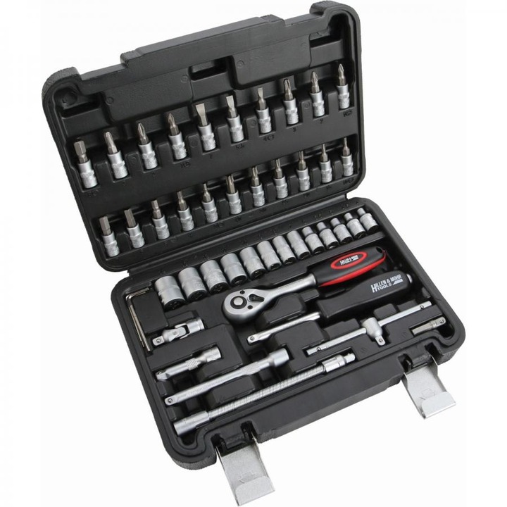 Trusa chei tubulare CrV 46buc 13x1/4"