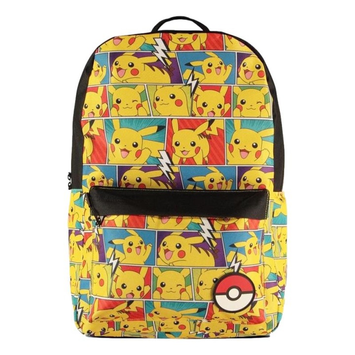 Раница Pikachu, Pokemon, Difuzed, Полиестер, Многоцветен