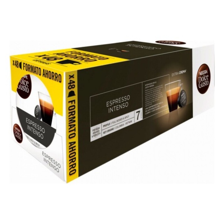 Кафе на капсули, Nescafe Dolce Gusto, Espresso Intenso, 48 капсули, 0,6 кг