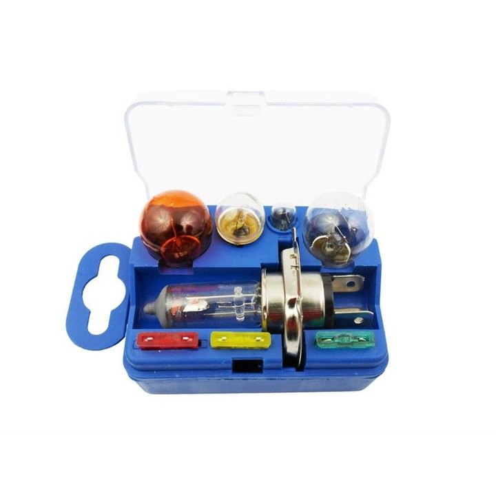 Kit reparatii becuri si sigurante auto, Interlook, 10A/15A/20A