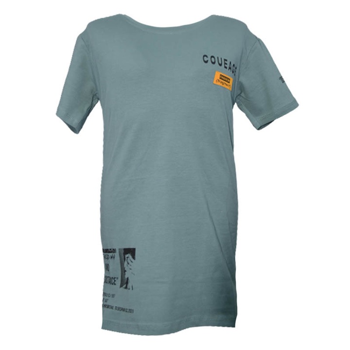 Tricou cu maneca scurta pentru baieti OLC SVR 180323-J-146, Verde 92629