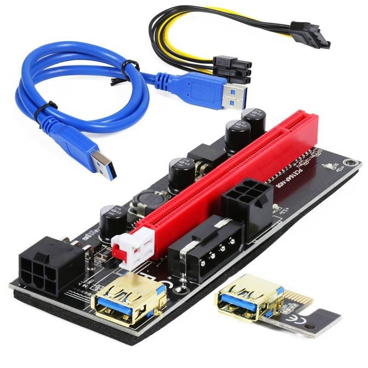 Mufe USB 3.0 cu cablu, Interlook, Placat cu aur, 6 pin