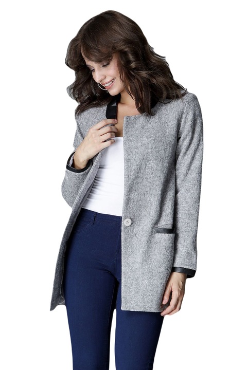 Дамско официално сако, Lenitif, Milwa, сиво, Сив, L