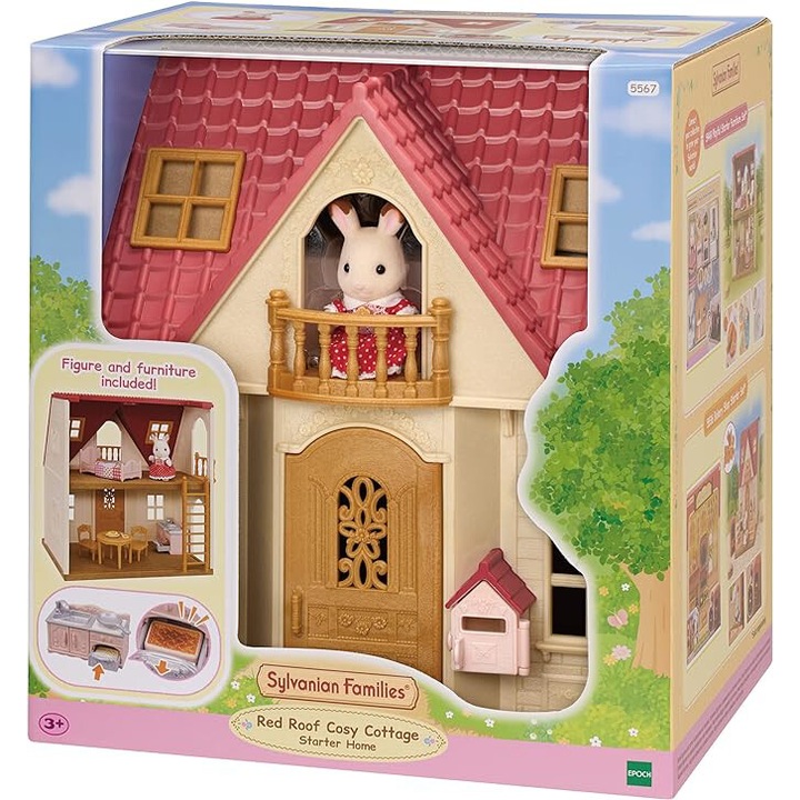 Sylvanian családok-Casuta Red Roof hangulatos házikó