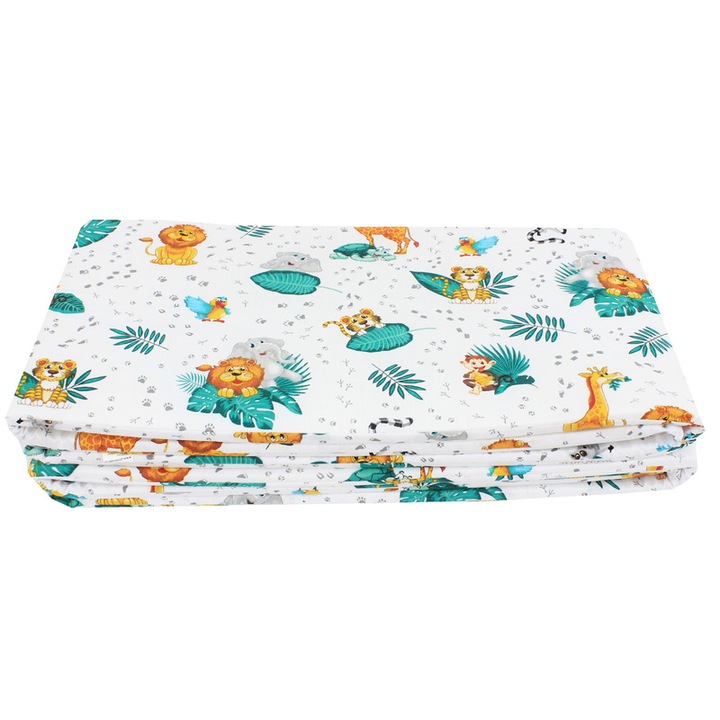 Aparatoare laterala, Prichindel, animalute in jungla, 180x30cm