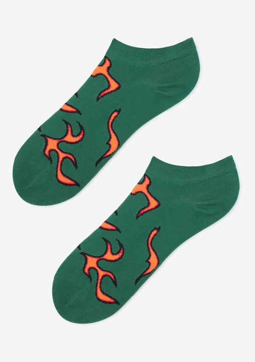 Sosete barbati, Marilyn, Bumbac/Poliamida, Verde/Porocaliu, 41-45EU