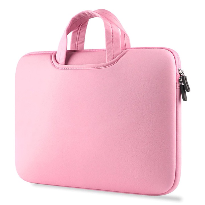 Husa laptop, Interlook, Neopren. 15.6", Roz