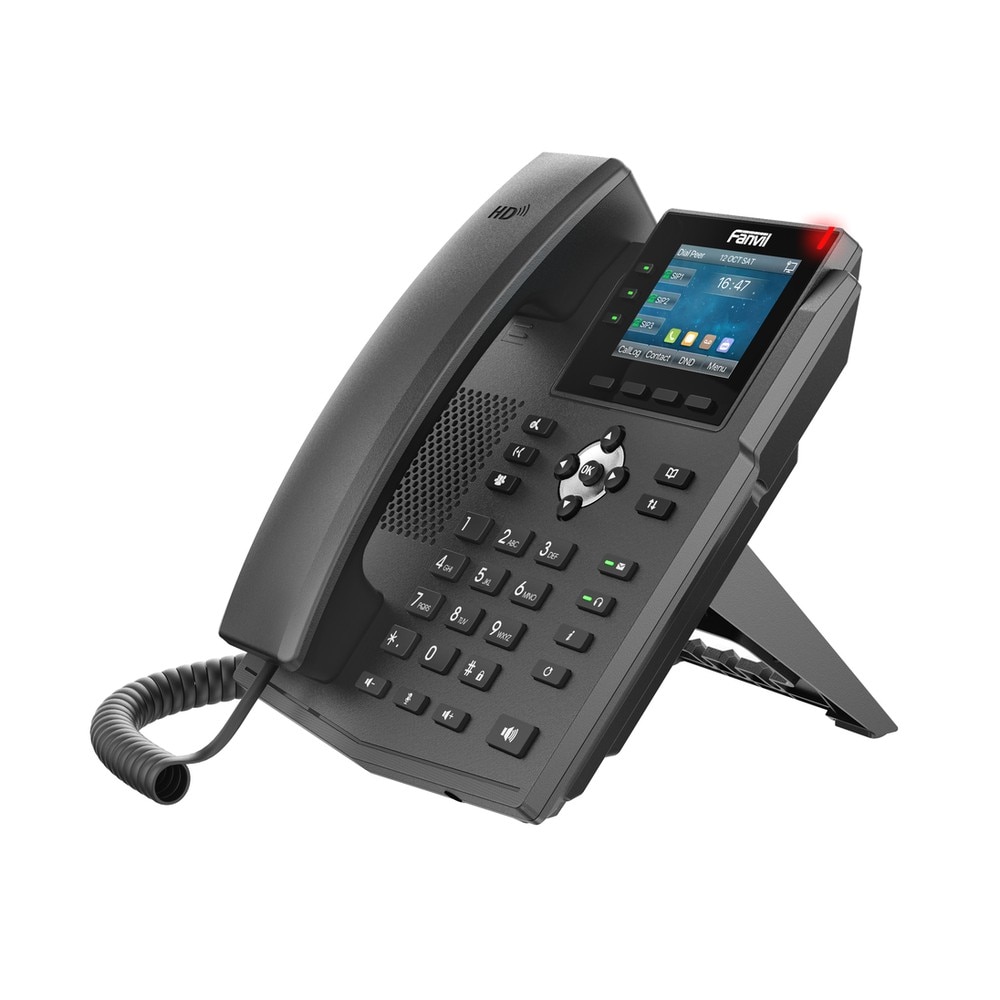 Telefon Voip Fanvil X U Ipv Hd Rj Mbps Poe Ecran Lcd Negru Emag Ro