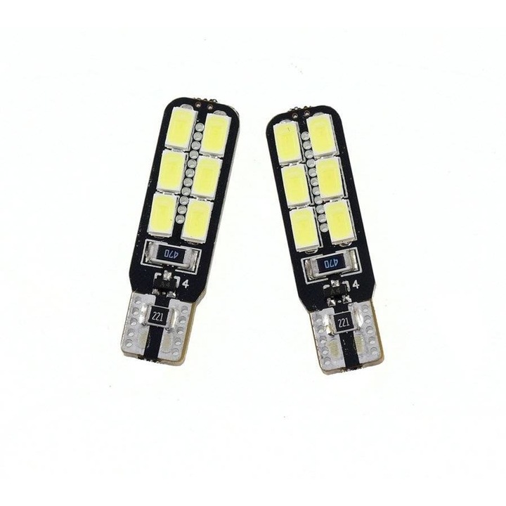 Автомобилна LED крушка Interlook W5W T10 12 SMD 5630 12 V