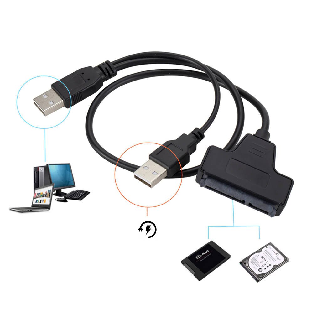 Unitati Ssd Adaptor USB 2.0 - mufa unitati SSD/HDD, Interlook, 2,5