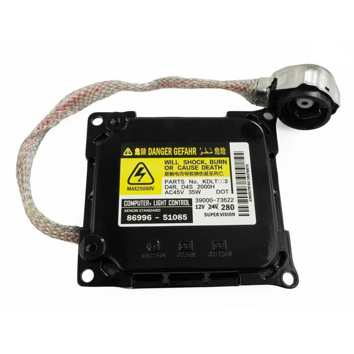 Convertor tensiune lampa auto, Interlook, Xenon/Bixenon, D4S, Negru