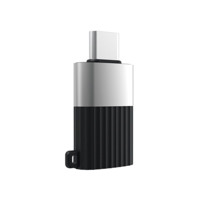 Adaptor USB-A la USB-C, FONIX ElectroAdvance, Negru/Argintiu