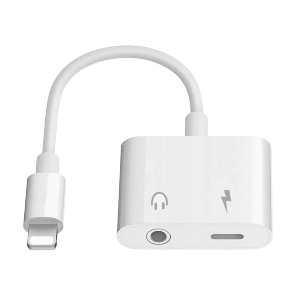 Adaptor Lightning la Jack si Lightning, FONIX ElectroAdvance Pro, Alb