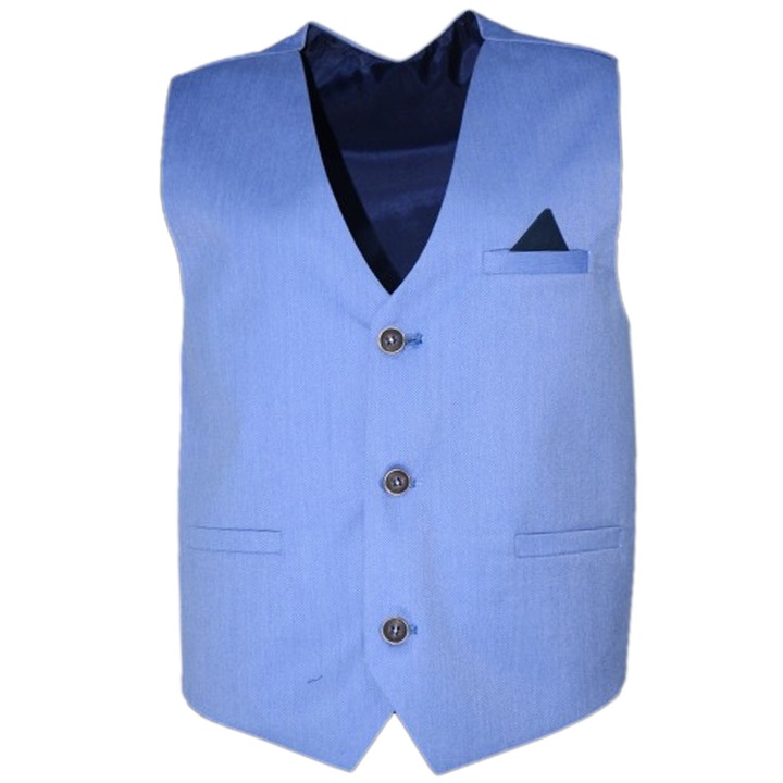 Елегантен елек за момче LA Kids KL656-152, Син 93064