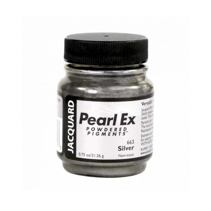 Pigment Pearl Ex, Jacquard, Argint 663