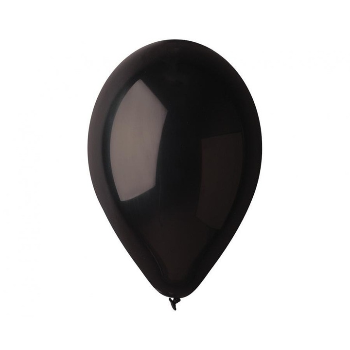 Baloane, 10 buc, 26 cm, Negru