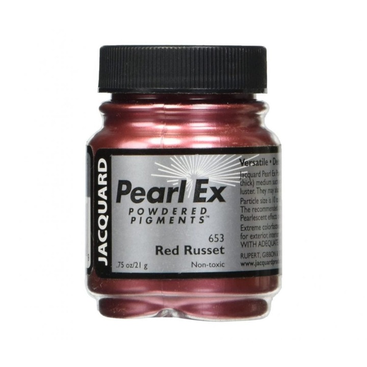Pigment Pearl Ex, Jacquard, 653 Red Russet
