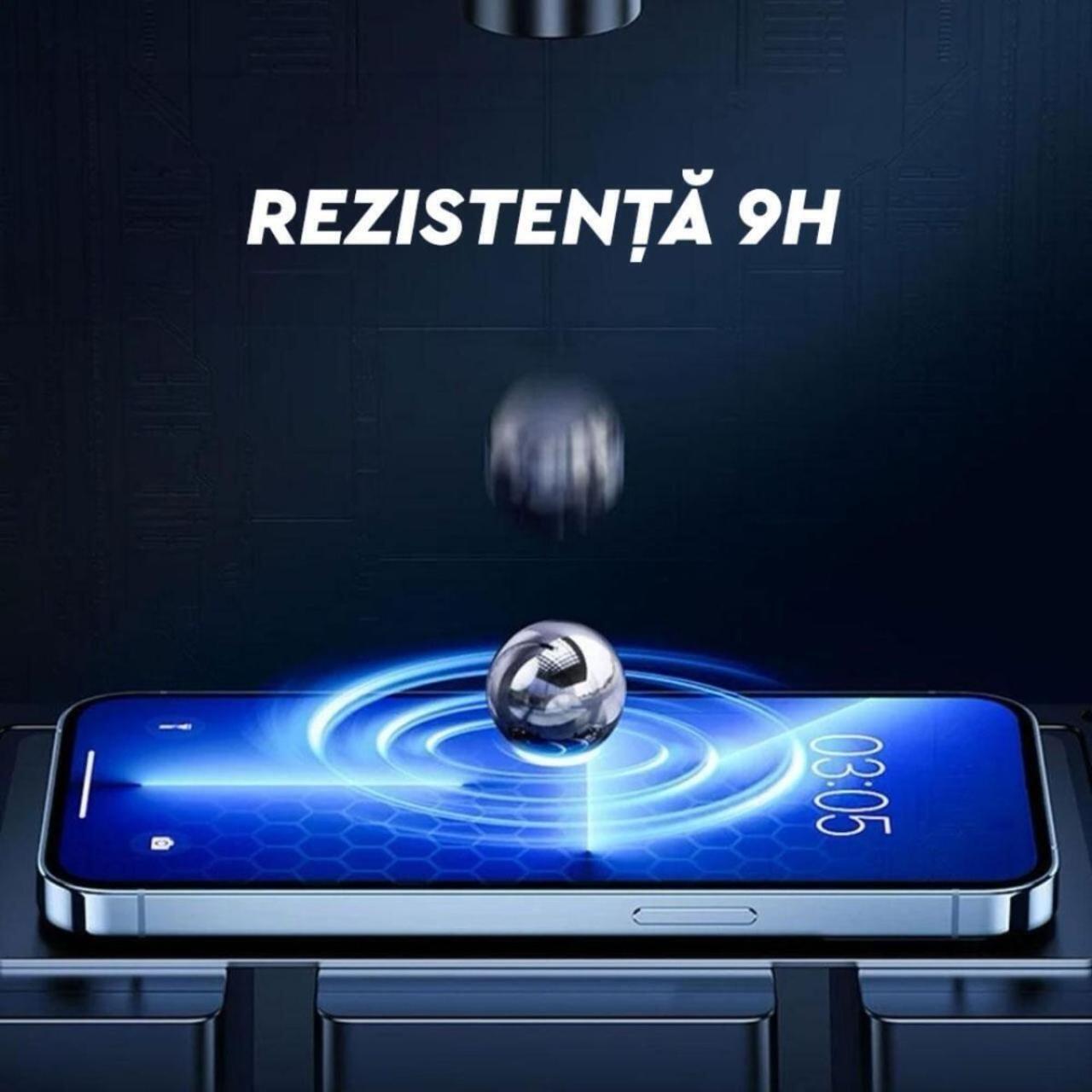 Folie Lemontti Sticla Full Fit compatibila cu Xiaomi Redmi A3 Negru