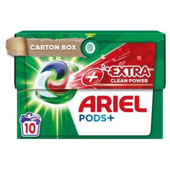 Detergent de rufe capsule Ariel PODS+ Extra Clean Power, 10 spalari